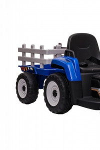 Tractor-Electric-XXL-cu-acumulator-pentru-copii-NOVOKIDS-Little-Farmer-Cu-remorca-Melodii-si-USB-3-8-ani-Baterie12V-2-Viteze-lungime-137-cm-Lumini-Albastru_2