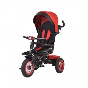 Tricicleta-cu-copertina-detasabila-NOVOKIDS-Jockey-Trike-Cu-far-luminos-si-melodii-Roti-gonflabile-din-cauciuc-Rotire-360-grade-Cadru-metalic-Dimensiuni-120X54X100-cm-Rosu-4