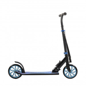 Trotineta-din-aluminiu-NOVOKIDS-Matrix-Scooter-Maxim-100-kg-Functie-Super-Brake-Maner-reglabil-pe-inaltime-Diametru-roata-200-mm-Albastru