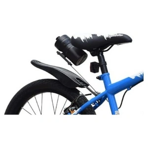 Bicicleta pentru copii NOVOKIDS™ Splend'Or Boom PRO Edition, Cu bidon pentru apa, Roti 20" inch, Maxim 50 kg, Cadru din otel, Roti ajutatoare detasabile, Ghidon reglabil pe inaltime, Albastru - Img 4