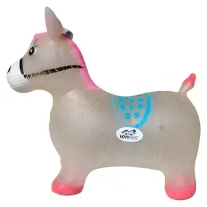 Calut-de-sarit-gonflabil-NOVOKIDS-Jumping-Donkey-Cu-sunete-si-lumini-Dimensiuni-55X50X25-cm-Pentru-interior-si-exterior-Max-50-kg-Rosu-Gri-2