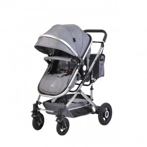Carucior-nou-nascuti-2-in-1-NOVOKIDS-Ciarra-Silver-PRO-Cu-geanta-bebe-Cadru-Aluminiu-Amortizoare-Roti-din-cauciuc-plin-AVE-Landou-Modul-sport-Spatar-reglabil-3-trepte-Gri_2