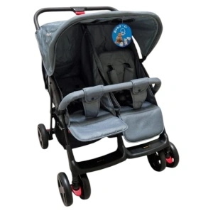 Carucior nou nascuti 2 in 1 pentru gemeni BABY CARE™ PRO P700, Verde-Turcoaz