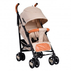 Carucior-sport-tip-umbrela-NOVOKIDS-Sunny-Spatar-reglabil-3-trepte-Cadru-aluminiu-Insertii-piele-Amortizoare-Frana-picior-Pliabil-Crem_2