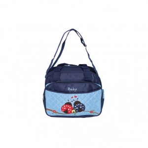 Geanta bebe NOVOKIDS™ Baby Bag atasabila la carucior, Maner detasabil, Capacitate mare, Albastru