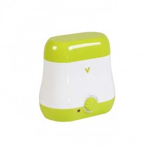 Incalzitor-biberoane-si-mancare-copii-NOVOKIDS-BabyDuo-Capacitate-2-biberoane-Functie-sterilizare-suzete-si-obiecte-mici-Putere-150W-Alb-cu-Verde