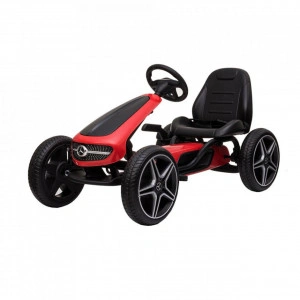 Kart-cu-pedale-pentru-copii-NOVOKIDS-Mercedes-Benz-Kart-PRO-Cu-claxon-si-melodii-Carena-Structura-metalica-Frana-de-mana-Functie-FreeWheel-Scaun-Ajustabil-Mers-cu-spatele-Rosu_1