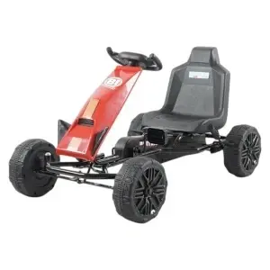 Kart cu pedale pentru copii NOVOKIDS GoKart cu roti EVA si frana