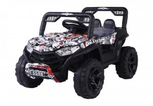 Masinuta-Electrica-cu-acumulator-pentru-copii-NOVOKIDS-Buggy-Mini-UTV-Cu-faruri-luminoase-Telecomanda-3-7-ani-max-30-kg-3-Viteze-Lungime-110-cm-Model-Offroad-Alb_1