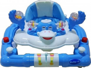 Premergator-cu-sistem-de-balansare-Baby-Care-roti-din-silicon-cu-melodii-Ratusca-Pliabil-Albastru_1