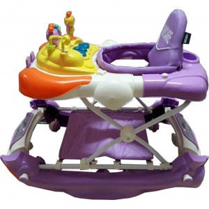 Premergator-cu-sistem-de-balansare-Reglabil-in-3-Trepte-Baby-Care-Iepuras-8-Roti-Pliabil-Cu-Melodii-Mov_2