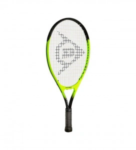 Racheta de tenis pentru copii Dunlop™ Nitro 21 Gooo, Din aluminiu, Lungime 53.4 cm, 4-6 ani, Verde