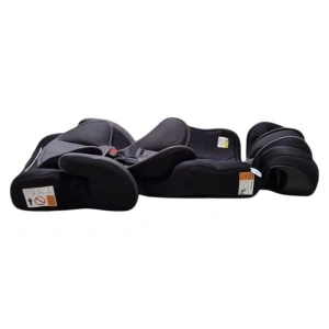 Scaun Auto 2 in 1 pentru copii Baby Care™ HC01, Transformabil in inaltator auto, 9-36 kg, Omologare R129 i-Size, Spatar detasabil, Sistem de prindere in centura de siguranta, Husa detasabila, Gri - Img 3