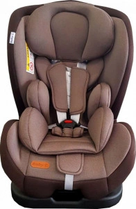 Scaun Auto Baby Care™ Safety Seat, Transformabil in scoica auto, 0-18 kg, Spatar reglabil 4 trepte, Omologare R-129 i-Size, Centura in 5 puncte, Husa detasabila, Maron