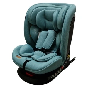 Scaun Auto cu Isofix Baby Care™ BS10P, Cu rotire 360 grade, Omologare R-129 i-Size, 0-36 kg, Tetiera reglabila, Transformabil in scoica auto, Sistem de prindere in centura de siguranta, Husa detasabila, Verde Turcoaz