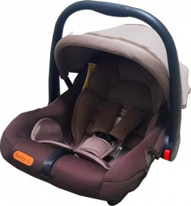 Scoica-auto-pentru-bebelusi-Baby-Care-PRO-Cos-auto-Maner-reglabil-Captuseala-comfortabila-Sistem-de-prindere-Max-13-kilograme-Maron-cu-Gri_3
