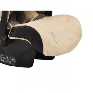 Scoica-auto-pentru-bebelusi-NOVOKIDS-Stephanie-PRO-Cos-auto-Husa-picioare-demontabila-Maner-reglabil-Captuseala-comfortabila-Sistem-de-prindere-in-5-puncte-Maximum-13-kilograme-Crem