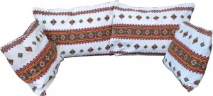 Set-4-fete-de-perna-cu-motive-traditionale-Casa-Gino-din-bumbac-100%-2X-48X65-2X-40X40-model-Traditional-Clasic