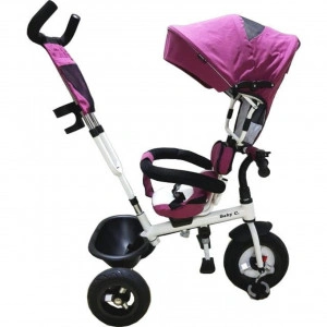 Tricicleta-cu-copertina-Baby-Care-My-first-Trike-pedale-si-maner-pentru-parinti-scaun-reversibil-cu-invartire-360-grade-cadru-metalic-Fucsia_1