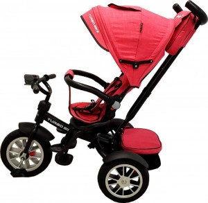 Tricicleta-cu-copertina-Baby-Care-Turbo-Bike-Cu-far-luminos-Roti-din-cauciuc-Pozitie-somn-Pedale-si-maner-pentru-parinti-Scaun-reversibil-cu-invartire-360-grade-Cadru-metalic-Dimensiuni-110X45X90-cm-Rosu-Corai_1
