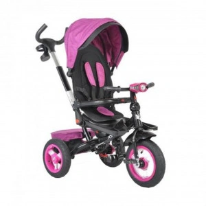 Tricicleta-cu-copertina-detasabila-NOVOKIDS-Jockey-Trike-Cu-far-luminos-si-melodii-Roti-gonflabile-din-cauciuc-Rotire-360-grade-Cadru-metalic-Dimensiuni-120X54X100-cm-Mov