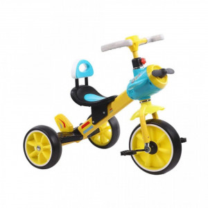 Tricicleta-cu-pedale-NOVOKIDS-Plane-Trike-Cu-melodii-si-lumini-Max-30-kg-Roti-din-spuma-cauciucata-Cadru-metalic-Model-avion-Galben_1