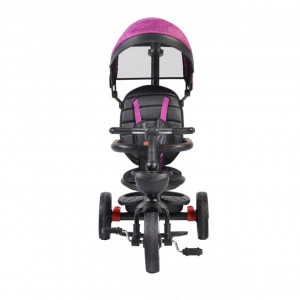 Tricicleta-pliabila-cu-copertina-NOVOKIDS-Classico-Trike-Pedale-si-maner-pentru-parinti-Scaun-reversibil-cu-rotire-360-grade-Functie-Free-Wheel-Cadru-metalic-Fucsia_1