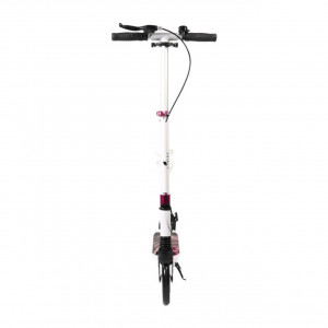 Trotineta-din-aluminiu-cu-frana-pe-disc-NOVOKIDS-Fiore-Plus-maxim-100-kg-Franare-dubla-Suspensie-dubla-Diametru-roata-200-mm-Alb-cu-Roz_1