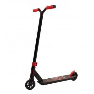 Trotineta Freestyle NOVOKIDS™ Bull Special edition, maxim 100 kg, Frana picior, Cadru aluminiu, Diametru roata 100 mm, Negru