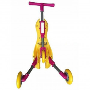 Trotineta-pliabila-pentru-copii-NOVOKIDS-Scuttle-Bug-Cadru-metalic-1-4-ani-maxim-20-kg-3-roti-din-silicon-Stabilitate-mare-Roz_1