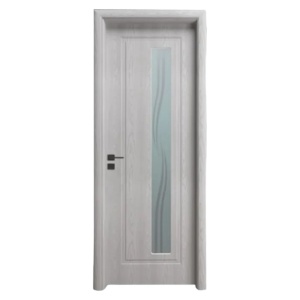 Usa Interior din MDF Novo Doors ND93 LUX PREMIUM, Cadru din Lemn Masiv, KIT COMPLET, Toc Reglabil de 10 CM INCLUS, Plinta pe Ambele Parti