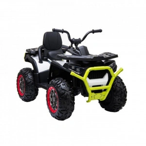 ATV-Electric-cu-acumulator-pentru-copii-NOVOKIDS-Desert-Rider-Cu-faruri-luminoase-Roti-din-Cauciuc-EVA-3-12-ani-max-50-kg-2-Baterii-de-12V-Mp3USB-2-Viteze-Lungime-111-cm-Model-Offroad-Alb-cu-Negru_1