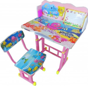 Birou-copii-din-MDF-cu-jucarii-interactive-Novokids-My-first-desk-dimensiuni-68X43X65-cadru-metalic-masuta-copii-Roz_1