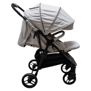 Carucior nou nascuti 2 in 1 BABY CARE™ PRO YK78, Pozitie somn, Spatar reglabil in 7 trepte, Frana picior, Pliabil, Gri