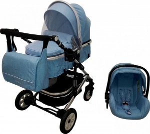 Carucior-nou-nascuti-3-in-1-Baby-Care-PRO-531-geanta-Bebe-Cadru-Aluminiu-Amortizoare-Roti-din-cauciuc-plin-AVE-Landou-Scoica-auto-Spatar-reglabil-3-trepte-Plasa-insecte-Albastru_2
