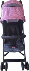 Carucior-sport-tip-umbrela-Baby-Care-PRO-803B-Spatar-reglabil-in-7-trepte-Pozitie-somn-Amortizoare-Frana-picior-Pliabil-Fucsia-cu-Imprimeu_2