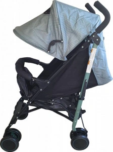 Carucior-sport-tip-umbrela-Baby-Care-PRO-803B-Spatar-reglabil-in-7-trepte-Pozitie-somn-Amortizoare-Frana-picior-Pliabil-Verde-Turquoise-Imprimeu_2