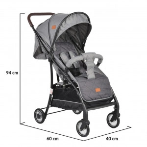 Carucior-sport-ultracompact-pentru-copii-NOVOKIDS-London-PRO-Transformabil-in-troller-Spatar-reglabil-in-3-trepte-Pozitie-somn-Roti-transparente-Gri_2