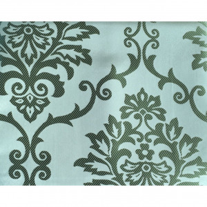Fata de masa din Brocart (matase) cu motive florale XXL CASA GINO ,ALB SI AURIU,160X210, masa 8 persoane
