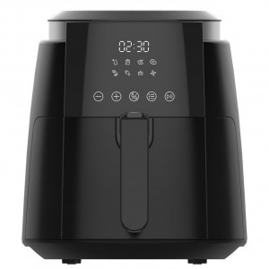 Friteuza-rapida-cu-aer-cald-Kumtel-Digital-Fast-Fryer-Pentru-gatit-fara-ulei-Putere-1500-W-Capacitate-5.5L-Display-digital-Functie-deshidratare-Negru