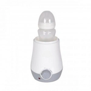 Incalzitor biberoane si mancare copii NOVOKIDS Baby Uno, Capacitate 1 biberon, Functie sterilizare suzete si obiecte mici, Putere 150W, Alb cu Gri