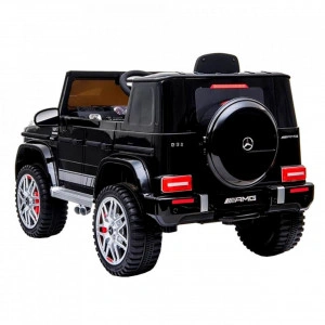 Masinuta-Electrica-cu-acumulator-pentru-copii-NOVOKIDS-Mercedes-G63-AMG-Roti-din-Cauciuc-EVA-Melodii-si-USB-3-8-ani-usi-cu-deschidere-Baterie12V-2-Viteze-lungime-120-cm-2-motoare-550-W-Negru_2