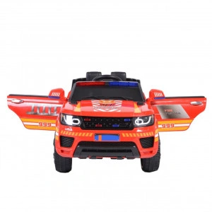 Masinuta-Electrica-de-pompieri-cu-acumulator-pentru-copii-NOVOKIDS-Fire-Squad-SUV-Cu-girofar-fataspate-Melodii-si-USB-3-6-ani-Usi-cu-deschidere-Telecomanda-2-motoare-550-W-Rosu-3