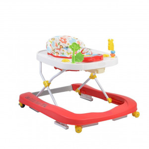 Premergator-Premium-reglabil-in-3-trepte-de-inaltime-NOVOKIDS-ZooZoo-Baby-Roti-silentioase-din-silicon-Cu-melodii-Animalute-Pliabil-Rosu_1