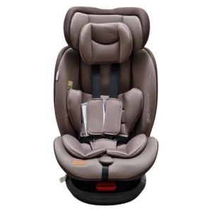 Scaun Auto cu Isofix Baby Care™ BS10P, Cu rotire 360 grade, Omologare R-129 i-Size, 0-36 kg, Tetiera reglabila, Transformabil in scoica auto, Sistem de prindere in centura de siguranta, Husa detasabila, Maron - Img 6