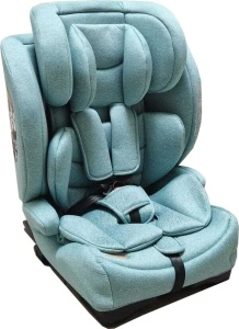 Scaun Auto cu Isofix Baby Care™ Safety Plus, Omologare R-129 i-Size, 9-36 kg, Tetiera reglabila, Sistem de prindere in centura de siguranta, Husa detasabila, Verde Turcoaz