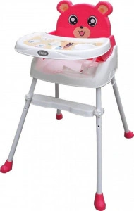 Scaun-de-masa-3-in-1-pentru-copii-si-bebe-NOVOKIDS-Teddy-Bear-transformabil-in-scaunel-copii-functie-inaltator-scaun-2-trepte-de-inaltime-sezut-comfortabil-masuta-detasabila-model-Ursulet-Roz_1