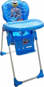 Scaun-de-masa-pentru-copii-si-bebe-Baby-Care-CC-reglabil-in-3-trepte-pliabil-centura-de-siguranta-sezut-comfortabil-masuta-detasabila-pozitie-somn-cosulet-de-depozitare-model-Micul-Marinar-Albastru