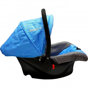Scoica auto pentru copii si bebe Baby Care™ , captuseala comfortabila, sistem de prindere, Omologare R-129 i-Size, maximum 13 kilograme, ALBASTRU