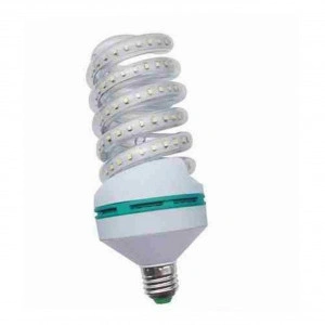 Set 5 becuri led spirala, putere 5W, lumina alba, rece, E27, fasung normal